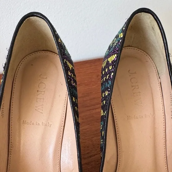 J. Crew Multicolor Patterned Heels - Picture 3 of 4